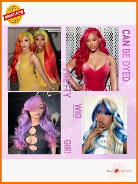 13x6 HD Lace Front Wig Human Hair Body Wave 200% Density Pre Plucked
